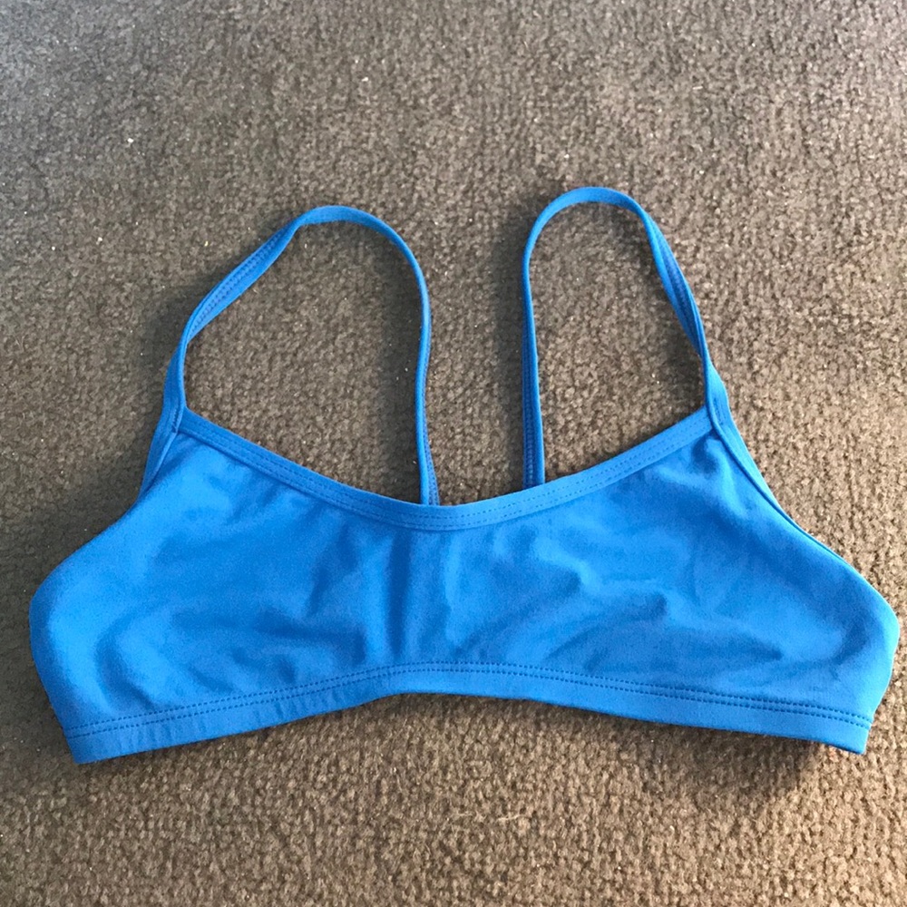 Jolyn fixed back blue top